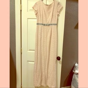 Long, Light Pink Lauren Conrad Dress